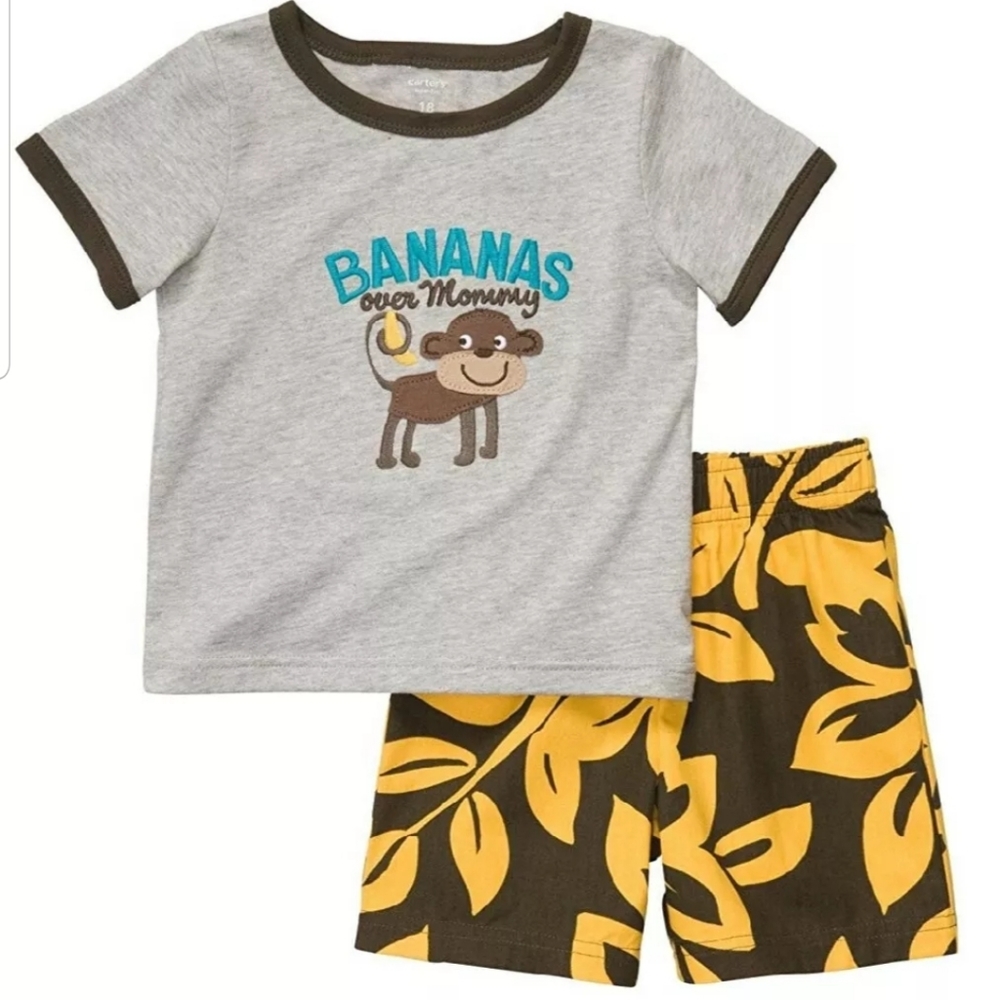 Carter's Two-Piece "BANANAS over Mommy" Shorts Set